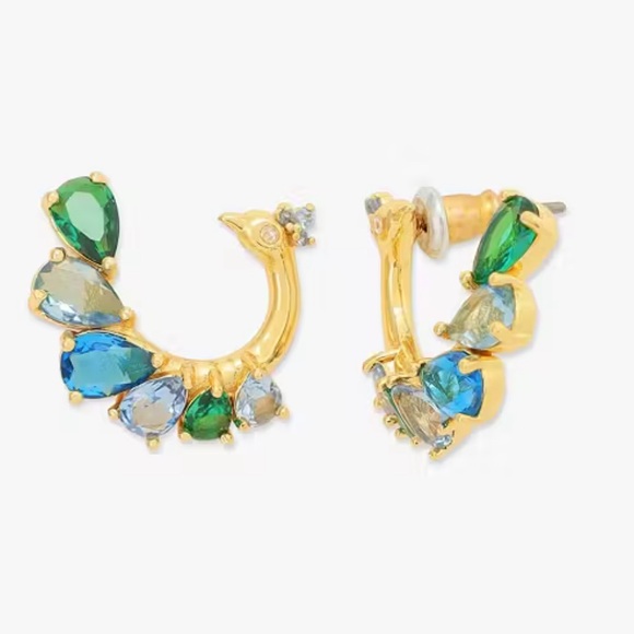 Kate Spade Perfect Plume Hoops. NWOT - Picture 1 of 7